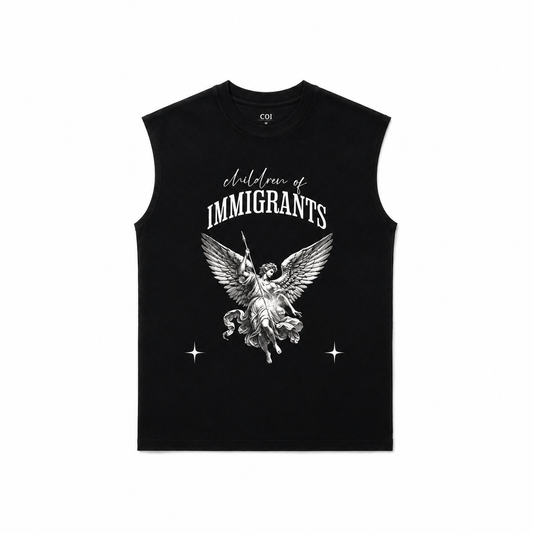 Sleeveless Angel Muscle Tee